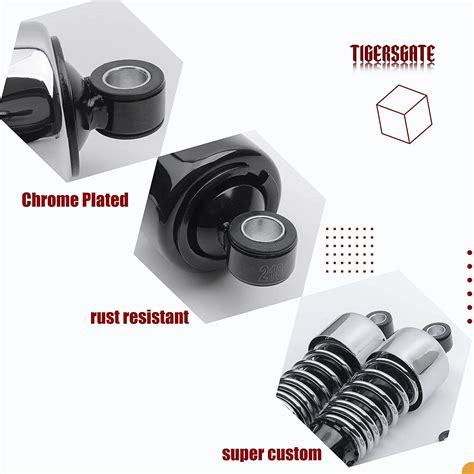 Buy TIGERSGSTE 10 रियर शॉक्स अवशोषक किट प्रीलोड एडजस्टेबल संगत 1980 ...