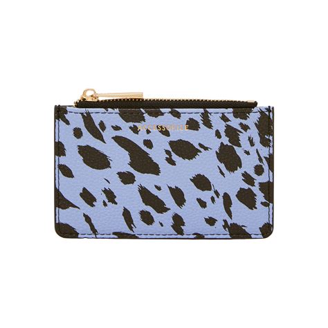 Accessorize London Women's Blue Dalmatian Print Card Holder ...