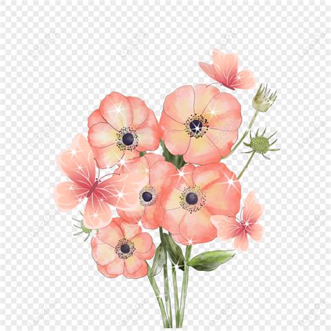 Pink Butterfly Flower Plant Glowing Light Effect Style,wedding ...