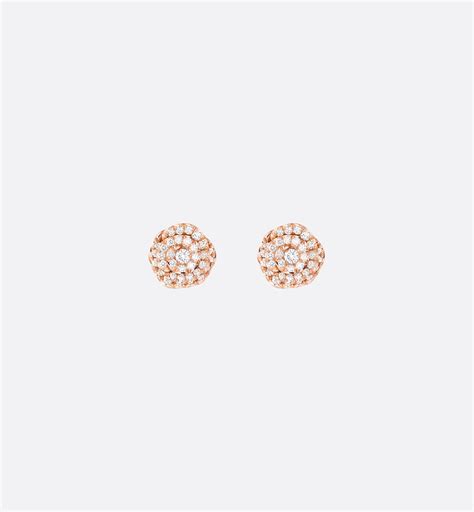 Small Rose Dior Couture Necklace Pink Gold and Diamonds | DIOR