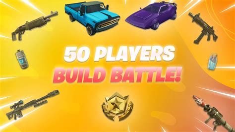 🌟50 Players Build Battle📈 (vehicles) - Fortnite Creative FFA and Map Code