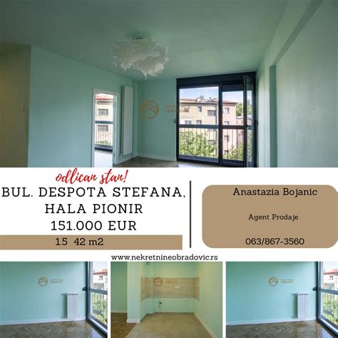 💰 151.000EUR 🔥 Bulevar despota Stefana, Hala Pionir 💯 Odlican ...