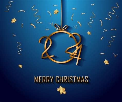 2024 Frohe Weihnachten Hintergrund für Ihre saisonalen Einladungen ...