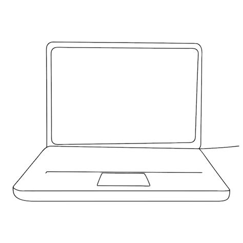 Generic Laptop Computer Drawing 的图像结果