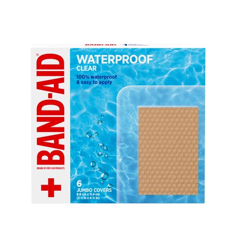 Waterproof Clear Bandages – Extra Large | BAND-AID® Canada