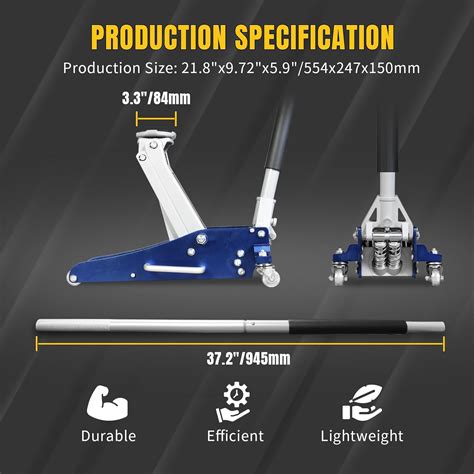 YELLOW JACKET Floor Jack 1.5 Ton Hydraulic Low Thailand | Ubuy