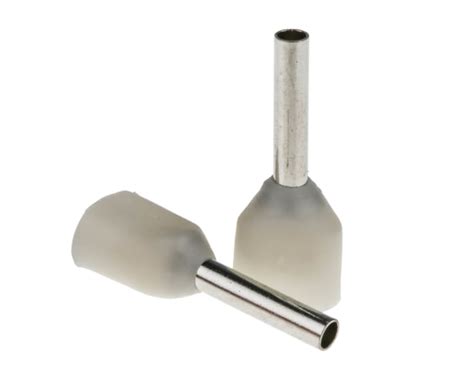 RS PRO | RS PRO Insulated Crimp Bootlace Ferrule, 8mm Pin Length, 1.8mm ...