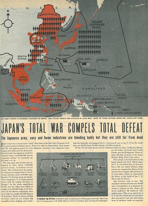 The Japan army in East Asia in 1945. LIFE... - Maps on the Web