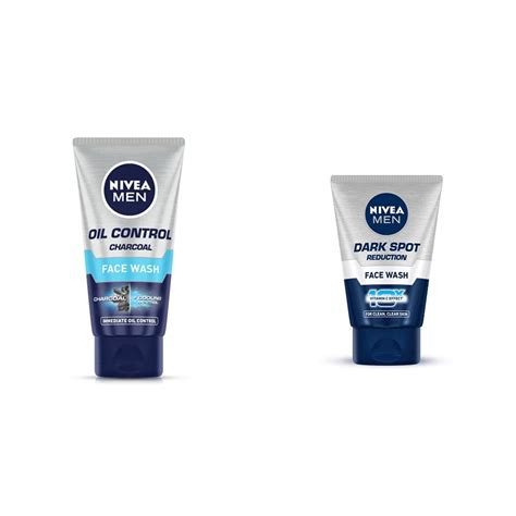 Nivea Men Face Wash For Oily Skin, Oil Control Charcoal For Immediate ...