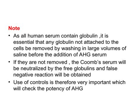 AHG TESTS.ppt MLS KMTC anti human globulin tests | PPT