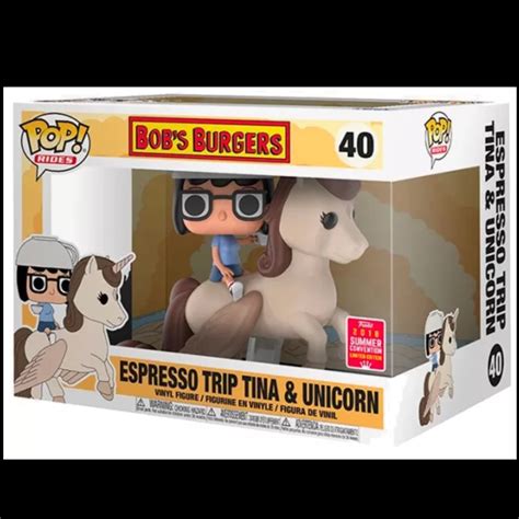 Bobs Burgers Espresso Trip Tina & Unicorn Exclusivo | Funko Pop - UVSTOREGT