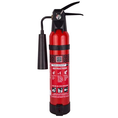 Ceasefire Co2 Squeeze Grip Type Fire Extinguisher - 2 kg : Amazon.in ...