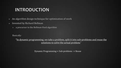 Image result for Dynamic Programming Introduction