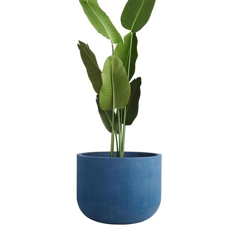 Japi Fringe Denim Outdoor Planter, Extra Large | At Home