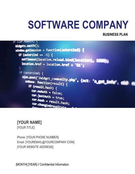 Software Startup Business Plan 的图像结果