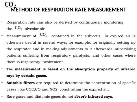 MEASUREMENT OF RESPIRATION RATE.pptxjhinoljoijo;no;j | PPTX