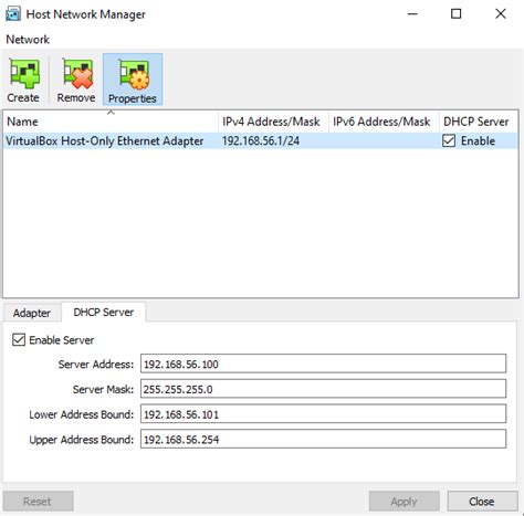 Creating Virtual DHCP in VirtualBox Oracle 的图像结果