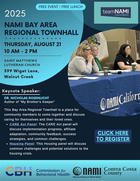 NAMI Contra Costa | NAMI Bay Area Regional Townhall