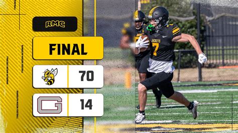 70 Points for #11 RMC Football at GC - Randolph-Macon College