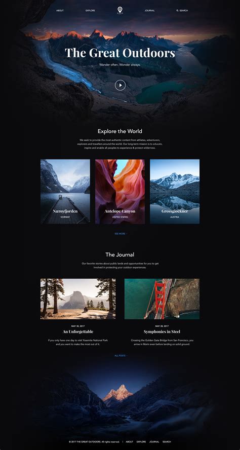 5 Beautiful Travel Website Designs for Your Inspiration on Behance