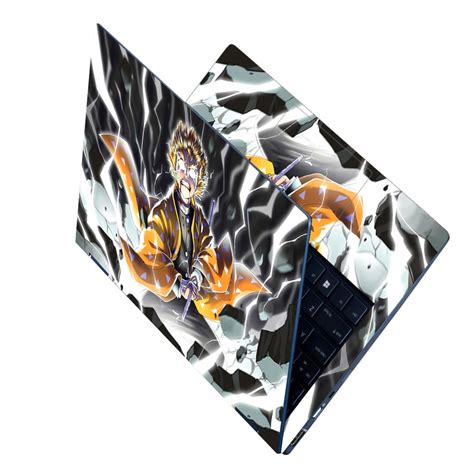 Shop Zenitsu Agatsuma Cool Demon Slayer Laptop Skin | Buy Online Now ...