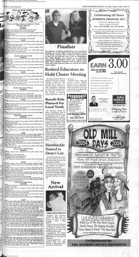 The Monroe County Reporter March 17, 2004: Page 9