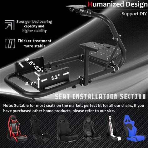 Buy Supllueer Racing Wheel Stand fits for Logitech G25 G923 G920 ...