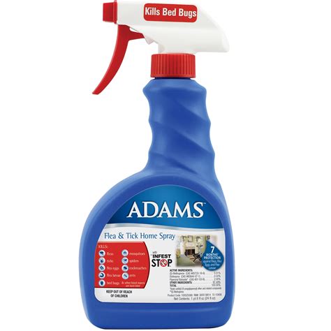 Adams Flea and Tick Home Spray, 24 ounces, Fragrance Free - Walmart.com ...