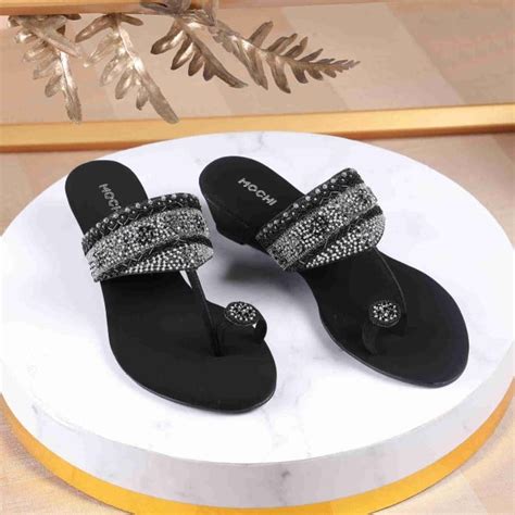 Buy Mochi Women Black Wedding Slippers Online | SKU: 35-492-11-36 ...