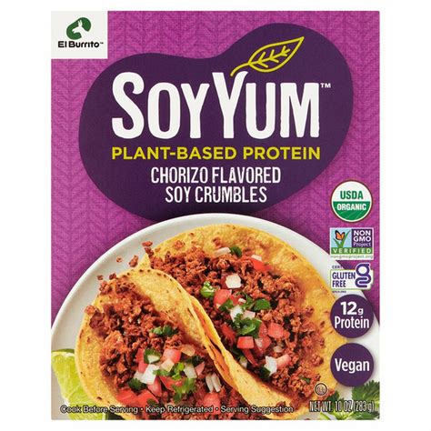 Soyyum Chorizo Flavored Soy Crumbles (1 oz) Delivery or Pickup Near Me ...
