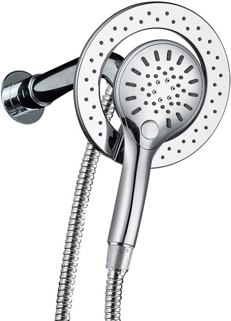 Magnetic Shower Head with Handheld, Dual Hand Held Shower Head and Rain ...