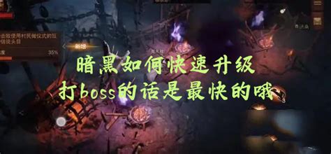 暗黑如何快速升级，打boss的话是最快的哦-小米游戏中心