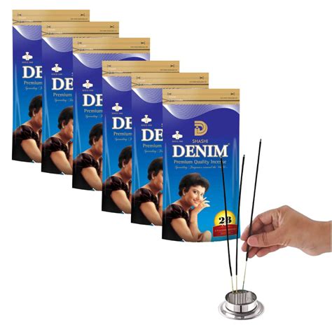 Shashi Denim Low Smoke Agarbathi(420 Incense Sticks) Exotic Woody ...