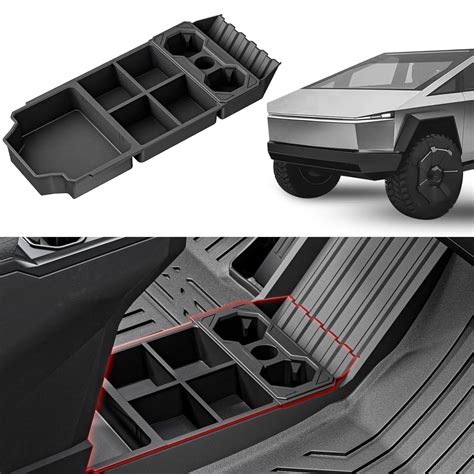 Amazon.com: INAGOTAR Lower Center Console Organizer with Cup Holder ...