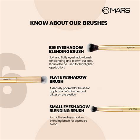 Artist's Arsenal Makeup Brush Set | Pack of 6 – MARS Cosmetics