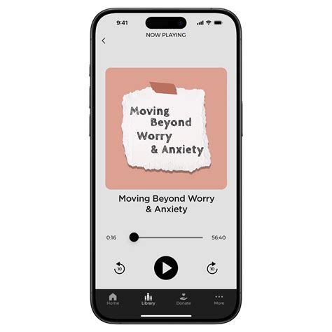 Moving Beyond Worry and Anxiety - Digital Audio Teaching