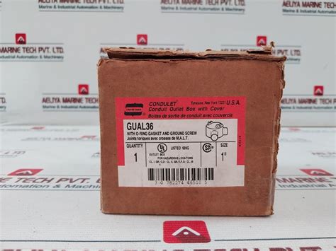 Crouse-hinds Gual 36 Conduit Outlet Box With Cover 0101639 – Aeliya ...