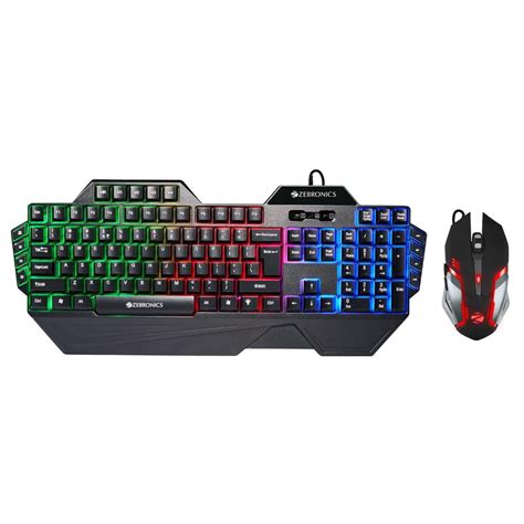 Buy ZEBRONICS Optimus Wired Gaming Keyboard & Mouse Combo ( Black ...