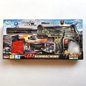PUBG Theme Uzi Submachine 2 in 1 Gun Toys Set with Assault Rifle M416 ...