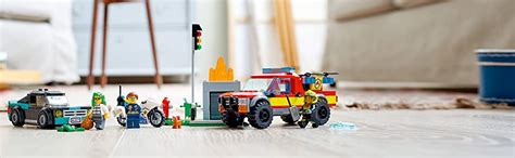 LEGO City Fire Rescue&Police Chase 60319 Building Kit (295 Pcs ...