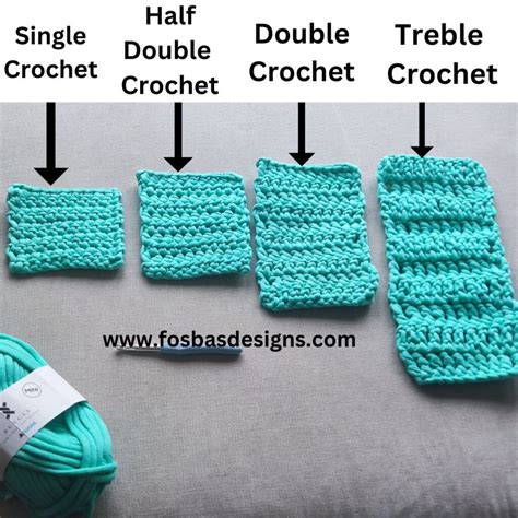 The Basic Crochet Stitches for Beginners - Fosbas Designs