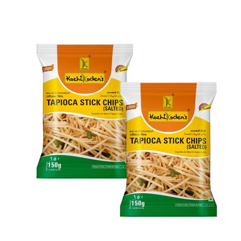 Kozhikodens Tapioca Stick Chips - Crunchy, Authentic Kerala Snack ...