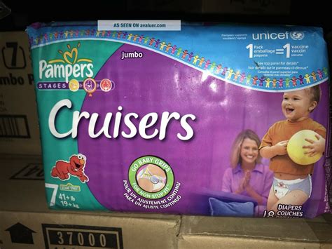 Vintage Pampers Cruisers Size 7 Diapers From 2008 Full Pack. ’s On Tape ...