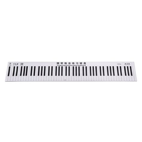 Buy Fingering Version 88 Keys Piano Keyboard Fingering Practice Chart ...