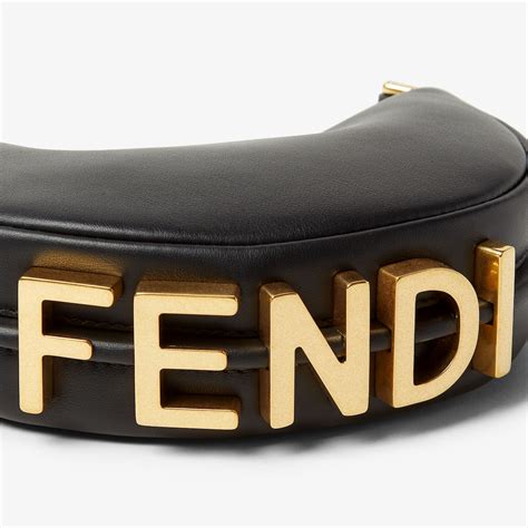 Nano Fendigraphy Pelle Nero | Fendi