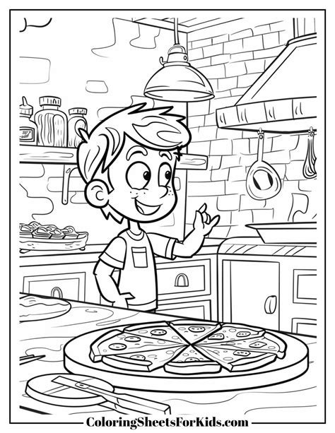 Restaurant Coloring Pages 的图像结果