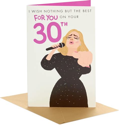 Adele Design 30th Birthday Card– Shop Inc