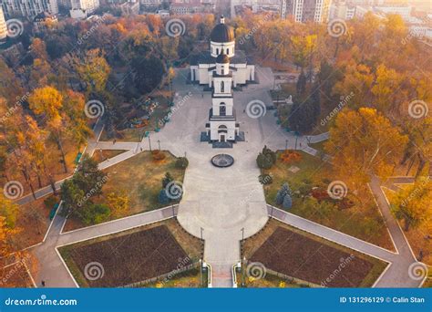 Chisinau, the Capital City of the Republic of Moldova. Aerial Vi Stock ...
