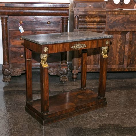 Antique Marble Top Entry Table at Dennis Aguayo blog