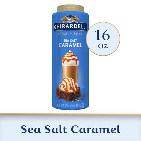 GHIRARDELLI Premium Sea Salt Caramel Sauce, 16 oz Bottle - Walmart.com